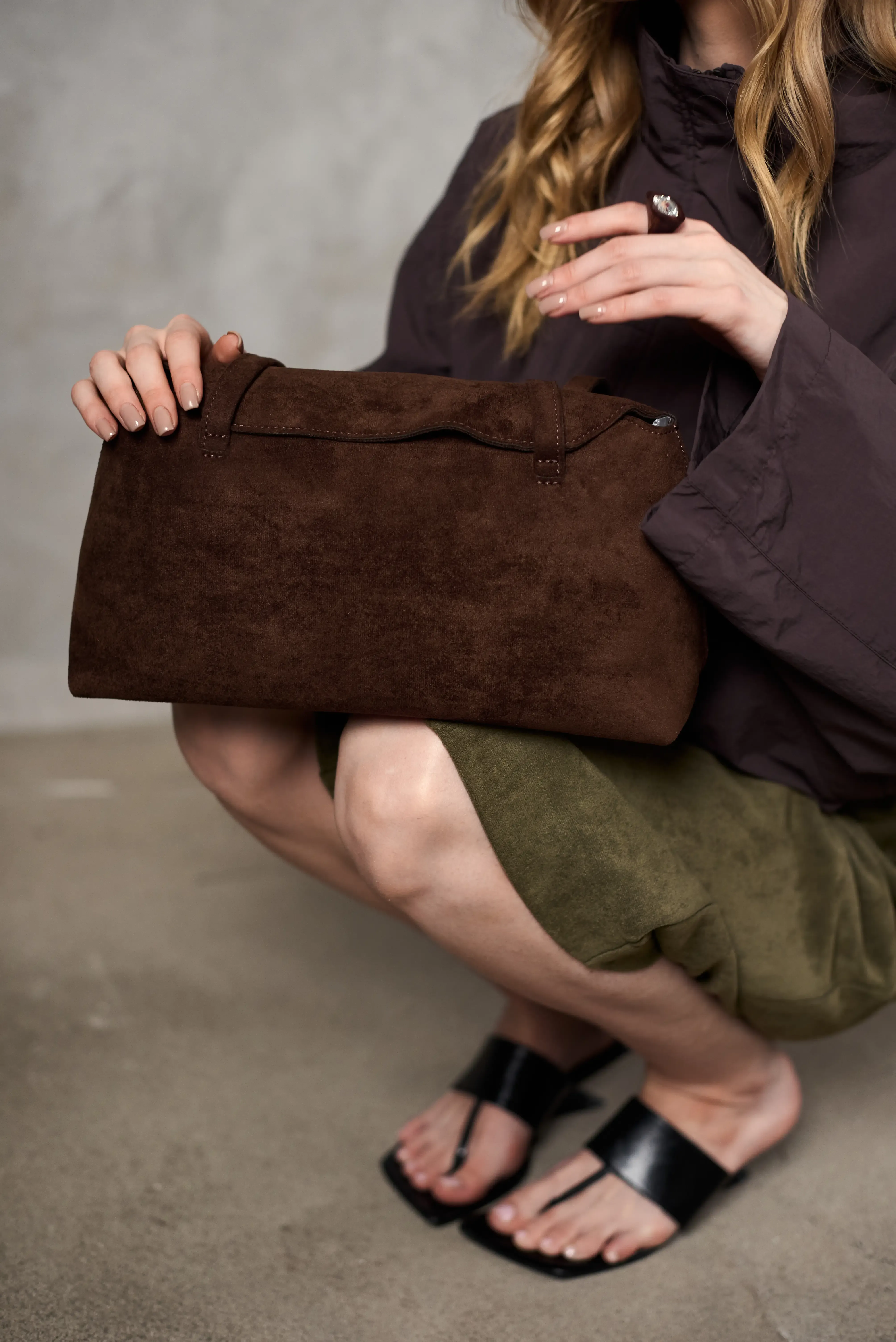 STELLA NEW BROWN SUEDE